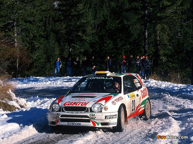 Toyota Corolla Compact WRC (AE111) 1997–99 wallpapers (640 x 480)