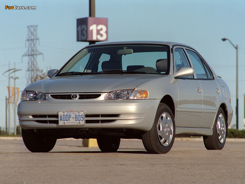 Toyota Corolla Sedan US-spec 1999–2000 images (800 x 600)