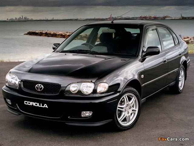 Toyota Corolla 5-door AU-spec (AE110) 1999–2001 photos (640 x 480)