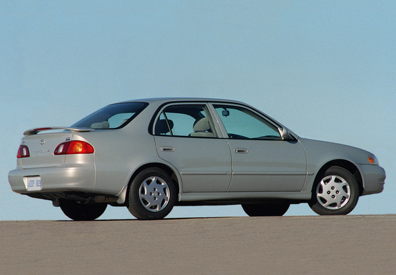 Toyota Corolla Sedan US-spec 1999–2000 photos