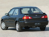 Toyota Corolla Sedan US-spec 1999–2000 photos