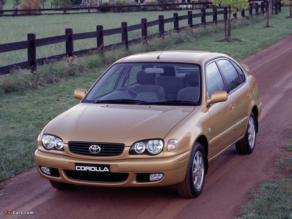 Toyota Corolla Ultima Seca AU-spec (AE110) 1999–2001 wallpapers (1024 x 768)