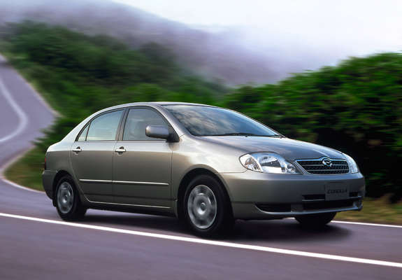 Collora 2000 Toyota Corolla Sedan JP-spec 2000–02 images