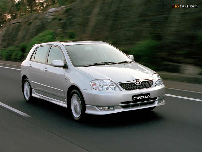 Toyota Corolla Seca 5-door 2001–04 photos (800 x 600)