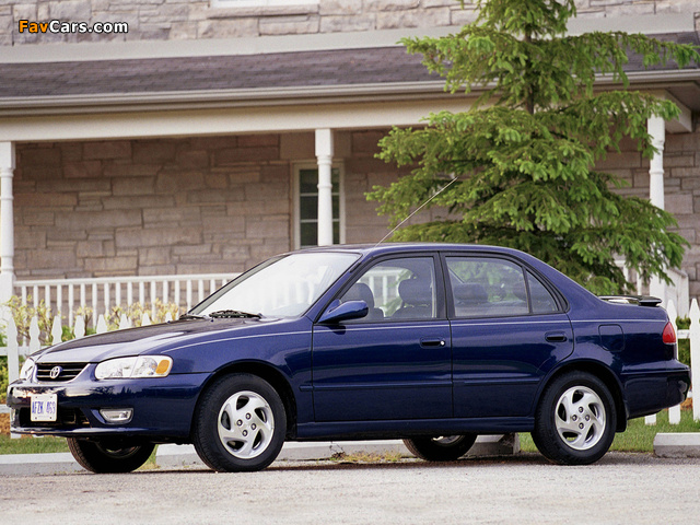 Toyota Corolla S Sedan US-spec 2001–02 photos (640 x 480)