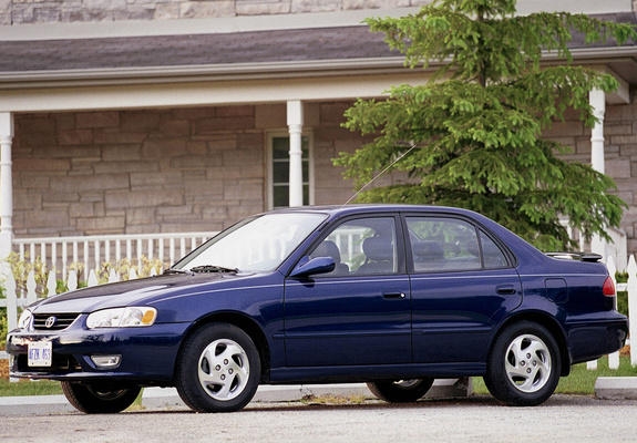 Toyota Corolla S Sedan US-spec 2001–02 photos