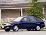 Toyota Corolla S Sedan US-spec 2001–02 photos