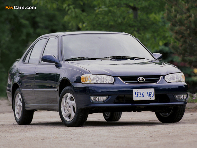 Toyota Corolla S Sedan US-spec 2001–02 pictures (640 x 480)