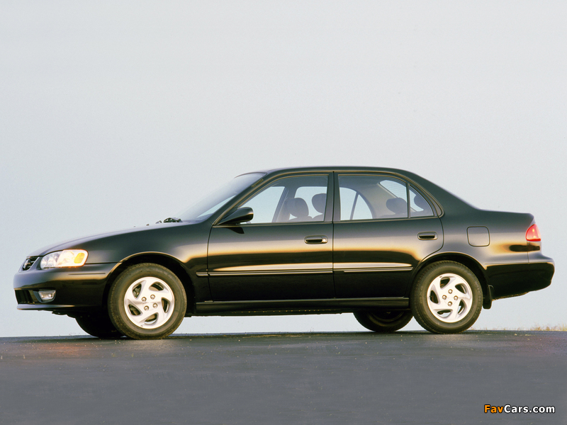 Toyota Corolla Sedan US-spec 2001–02 pictures (800 x 600)