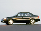 Toyota Corolla Sedan US-spec 2001–02 pictures