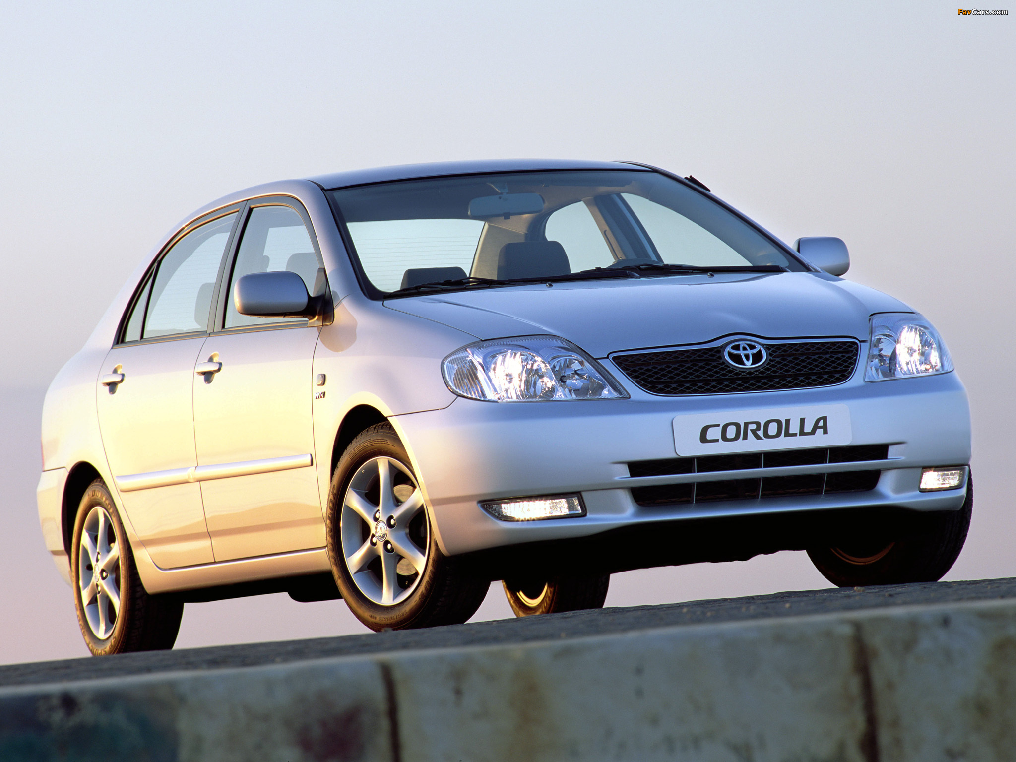 Toyota Corolla Sedan 2001–04 wallpapers (2048 x 1536)