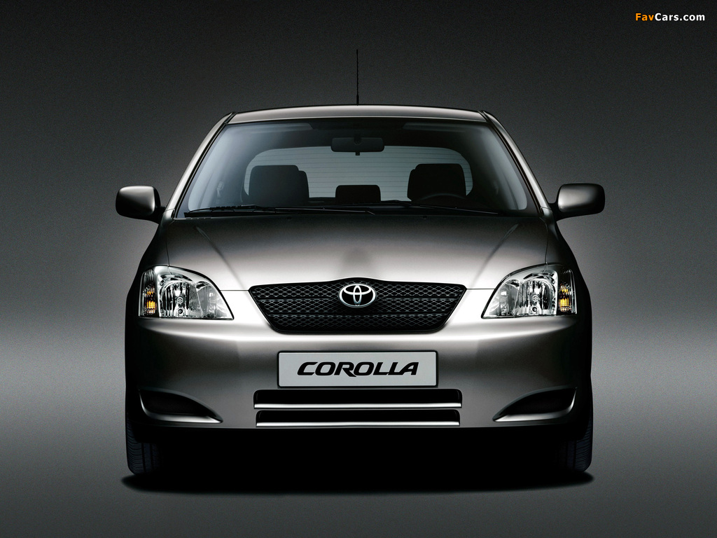 Toyota Corolla 5-door 2001–04 wallpapers (1024 x 768)