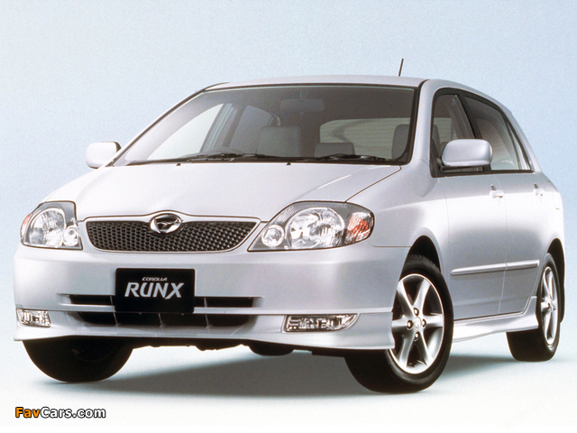 Toyota Corolla RunX JP-spec 2001–02 wallpapers (640 x 480)