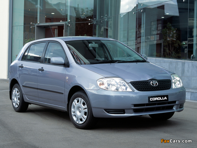 Toyota Corolla Ascent 5-door 2001–04 wallpapers (640 x 480)