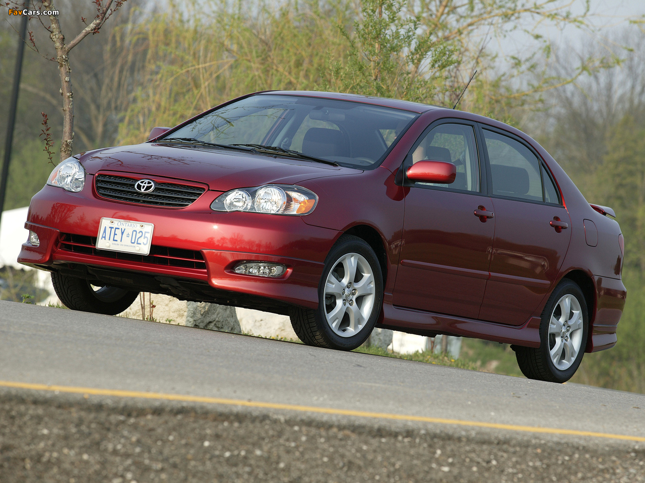 Toyota Corolla S US-spec 2002–08 images (1280 x 960)