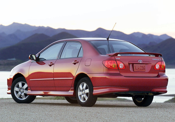 Toyota Corolla S US-spec 2002–08 images