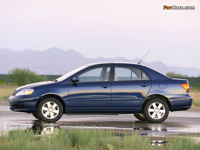 Toyota Corolla US-spec 2002–08 photos (640 x 480)