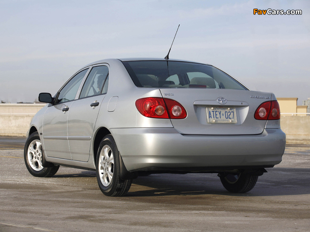 Toyota Corolla US-spec 2002–08 photos (640 x 480)