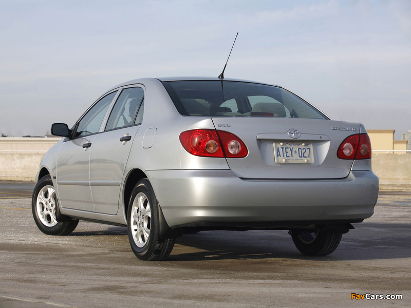 Toyota Corolla US-spec 2002–08 photos (800 x 600)