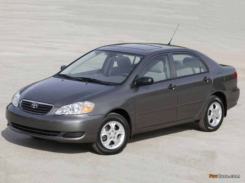 Toyota Corolla US-spec 2002–08 photos (800 x 600)