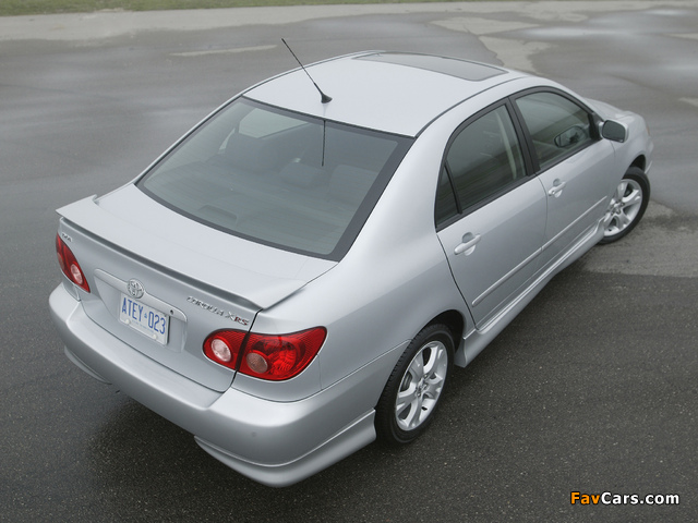 Toyota Corolla XRS US-spec 2002–08 pictures (640 x 480)