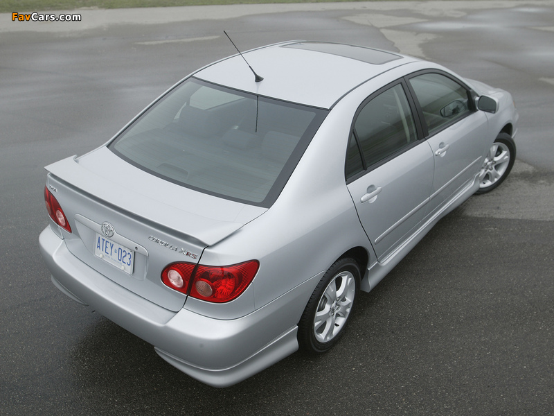 Toyota Corolla XRS US-spec 2002–08 pictures (800 x 600)
