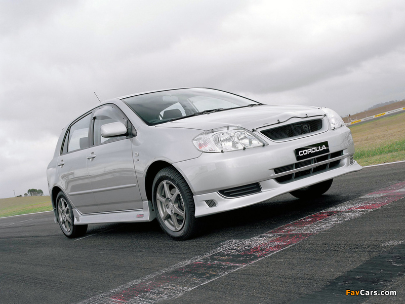 Toyota Corolla Sportivo 5-door 2003–04 photos (800 x 600)