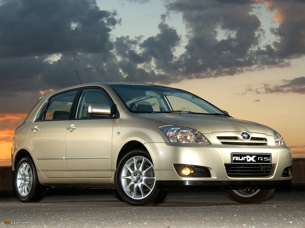 Toyota Corolla RunX RSi ZA-spec 2004–06 images (1280 x 960)