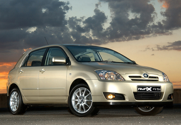 Toyota Corolla RunX RSi ZA-spec 2004–06 images