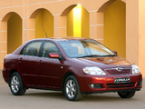 Toyota Corolla Sedan ZA-spec 2004–07 photos