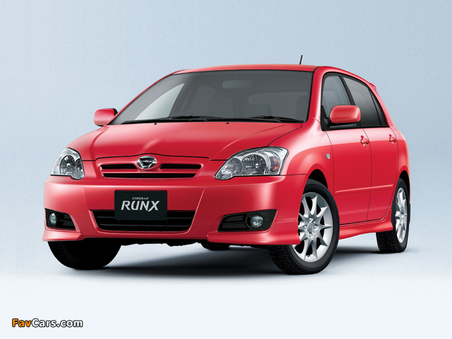 Toyota Corolla RunX JP-spec 2004–06 photos (640 x 480)