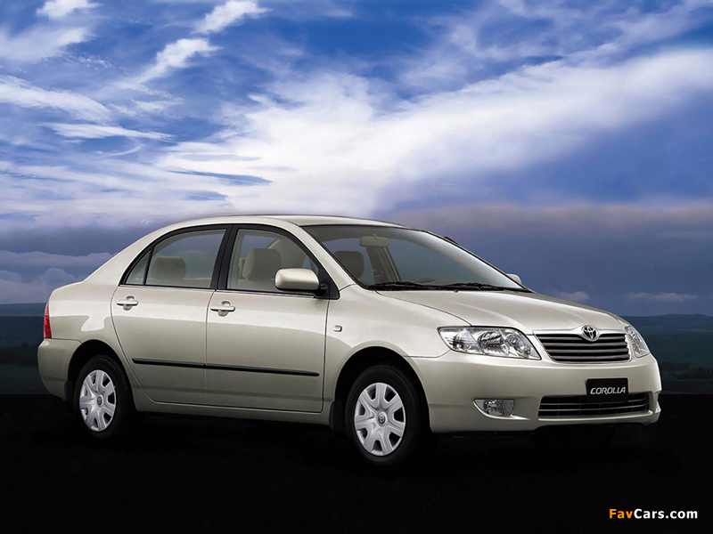 Toyota Corolla Sedan UAE-spec 2004–07 pictures (800 x 600)