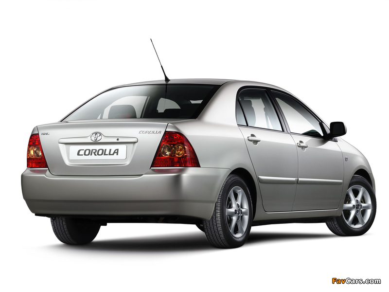 Toyota Corolla Sedan 2004–07 pictures (800 x 600)