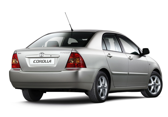 Toyota Corolla Sedan 2004–07 pictures