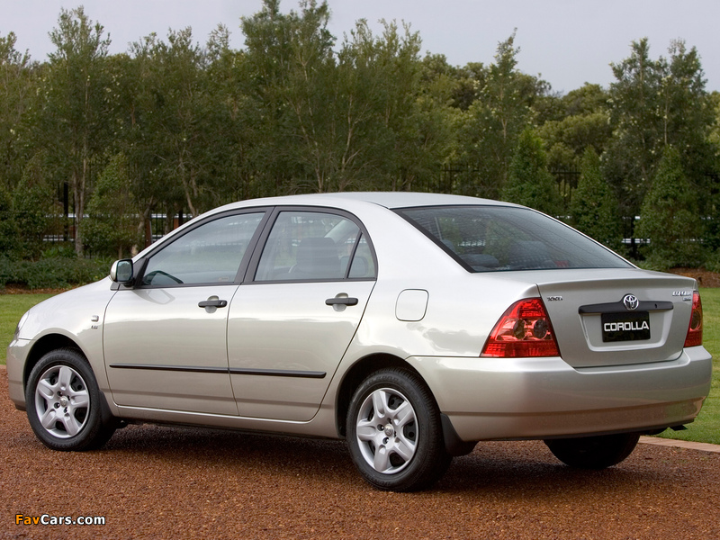 Toyota Corolla Ascent Sedan 2004–07 pictures (800 x 600)