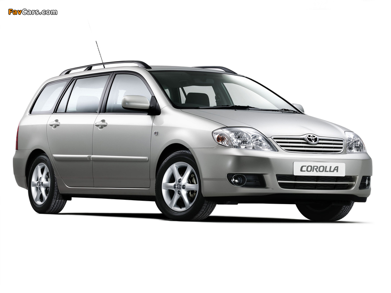 Toyota Corolla Wagon 2004–07 wallpapers (800 x 600)