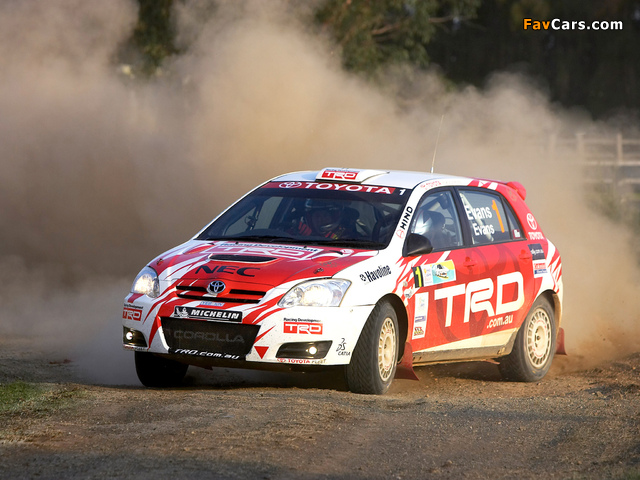 Toyota Corolla Rally Car 2005–07 photos (640 x 480)