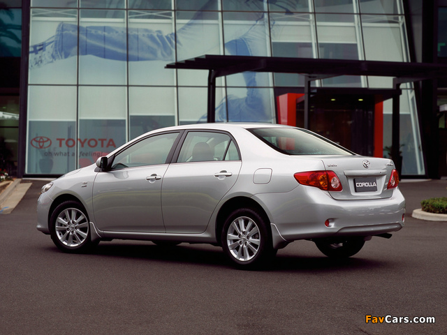 Toyota Corolla Ultima 2007–10 images (640 x 480)