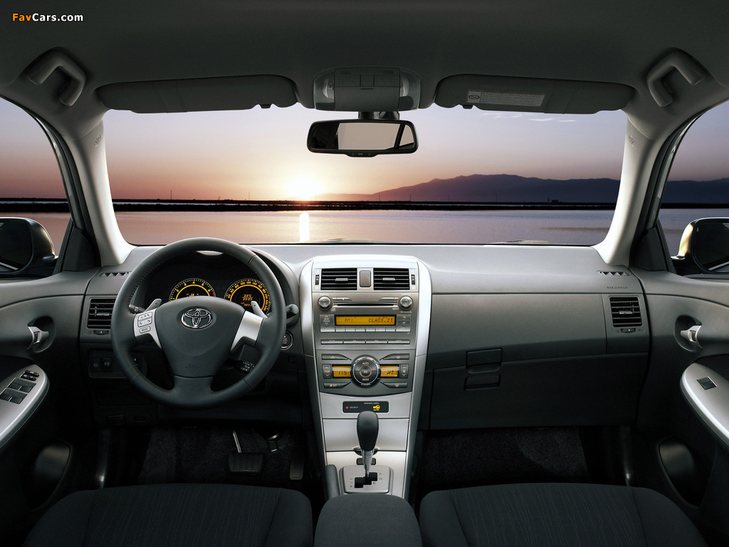 Toyota Corolla EU-spec 2007–10 images (1024 x 768)