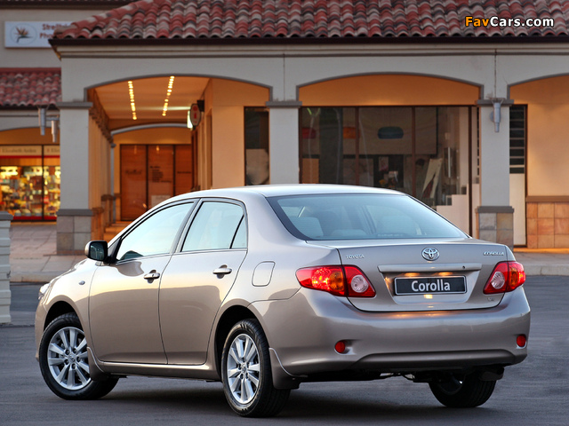 Toyota Corolla ZA-spec 2007–10 photos (640 x 480)