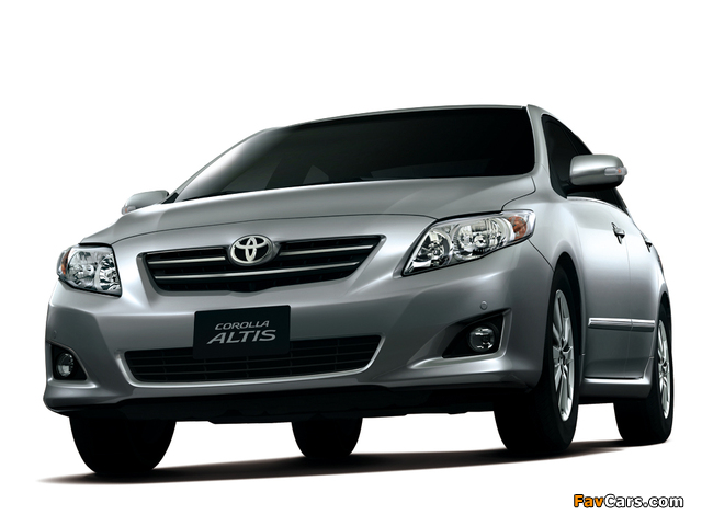 Toyota Corolla Altis (E140) 2007–10 photos (640 x 480)