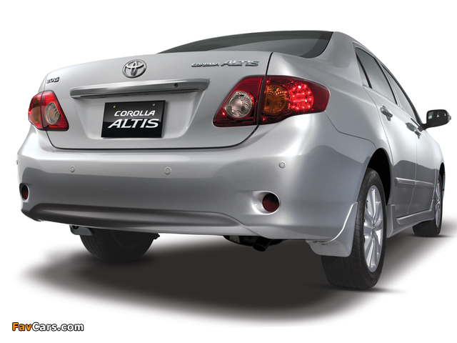 Toyota Corolla Altis (E140) 2007–10 pictures (640 x 480)