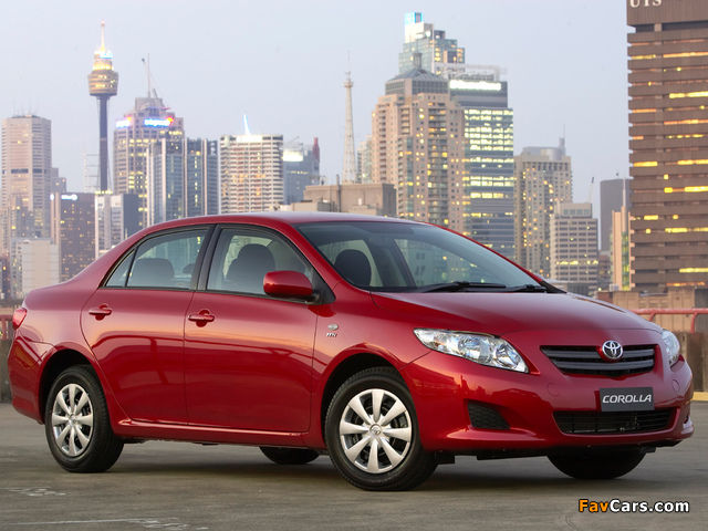 Toyota Corolla Ascent 2007–10 wallpapers (640 x 480)