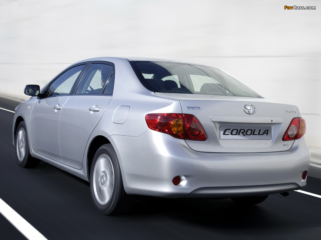 Toyota Corolla EU-spec 2007–10 wallpapers (1024 x 768)