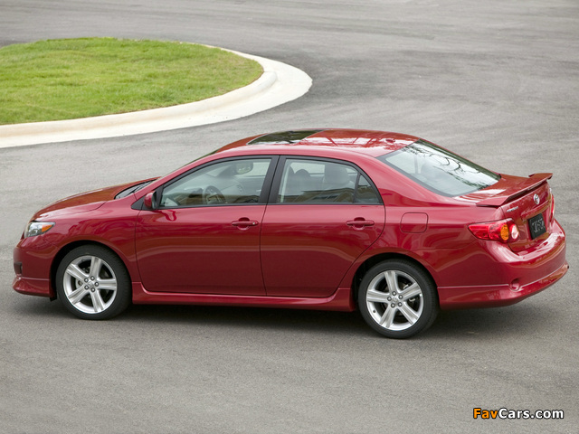 Toyota Corolla XRS US-spec 2008–10 images (640 x 480)