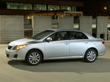 Toyota Corolla XLE US-spec 2008–10 images