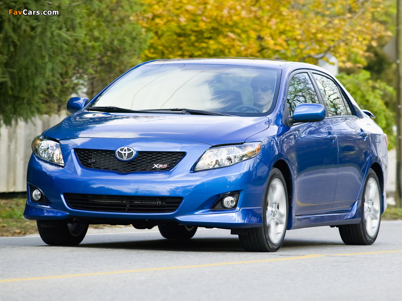 Toyota Corolla XRS US-spec 2008–10 images (800 x 600)