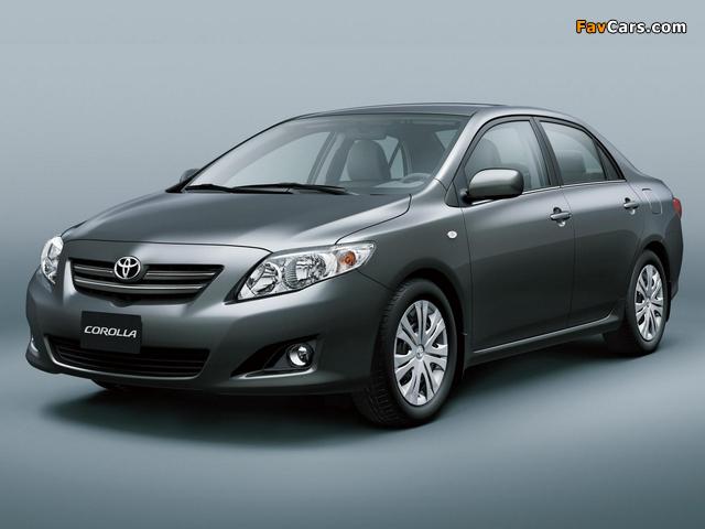 Toyota Corolla UAE-spec 2008–10 pictures (640 x 480)