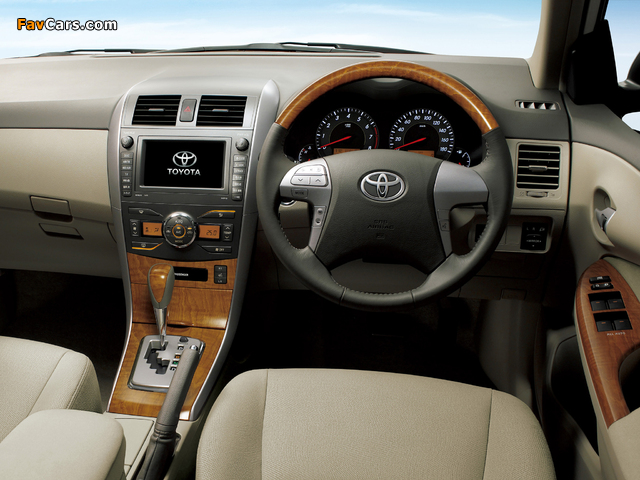 Toyota Corolla Axio 2008 pictures (640 x 480)