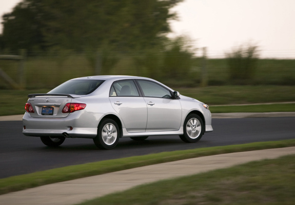 Toyota Corolla S US-spec 2008–10 pictures